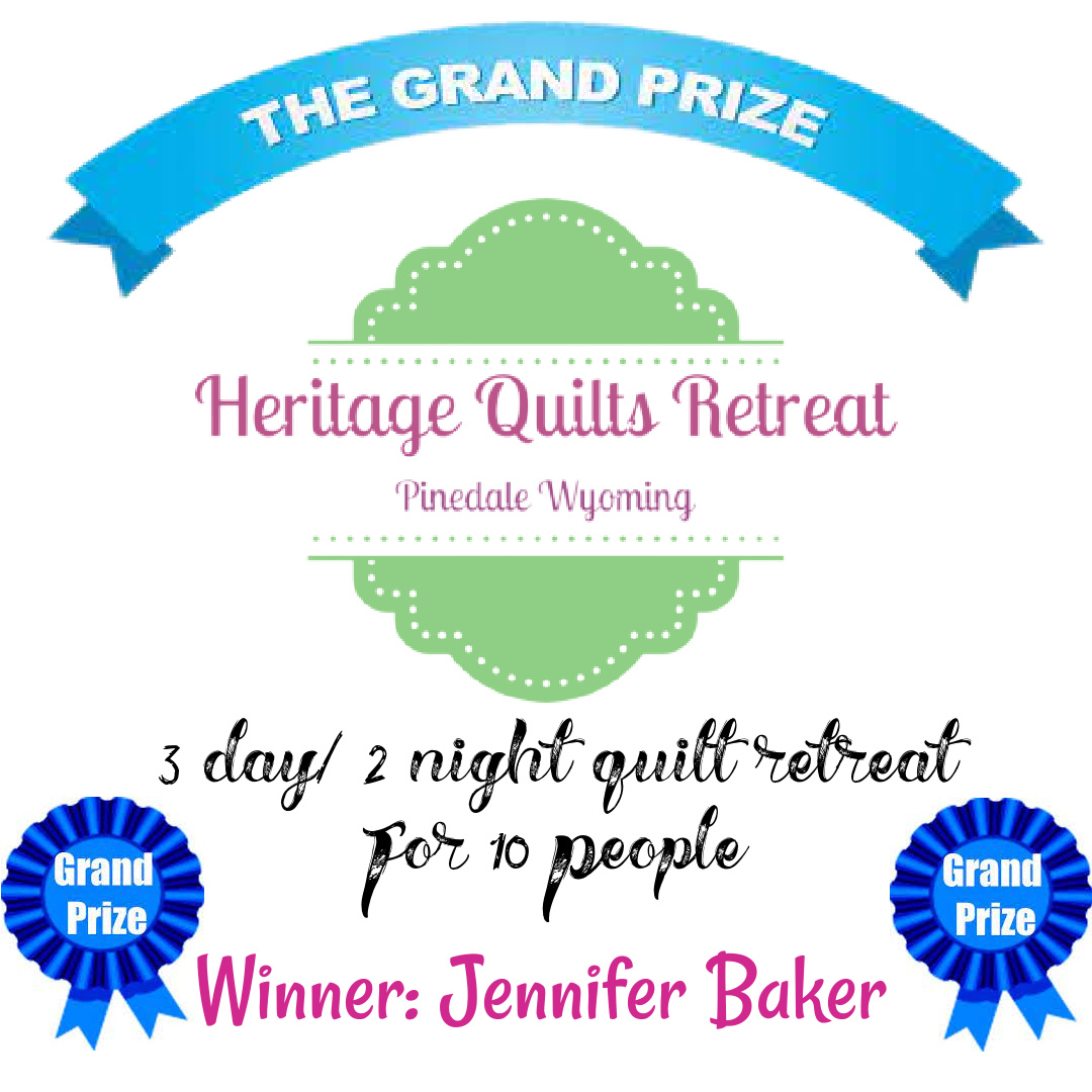 The Grand Prize Winner Sponsored by Wyoming's Premier Quilt Shops